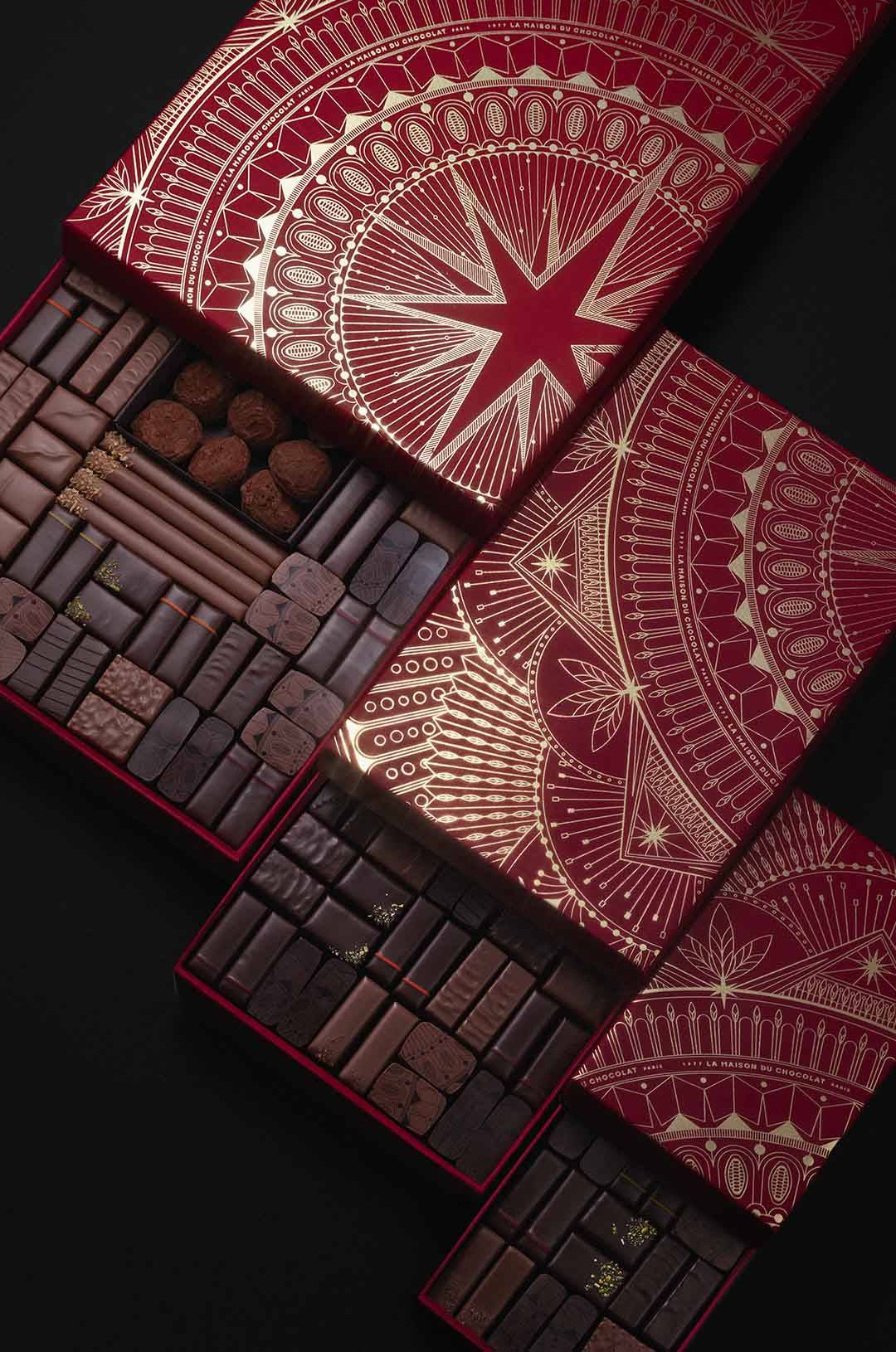 Chocolats de Noël chocolatier de luxe