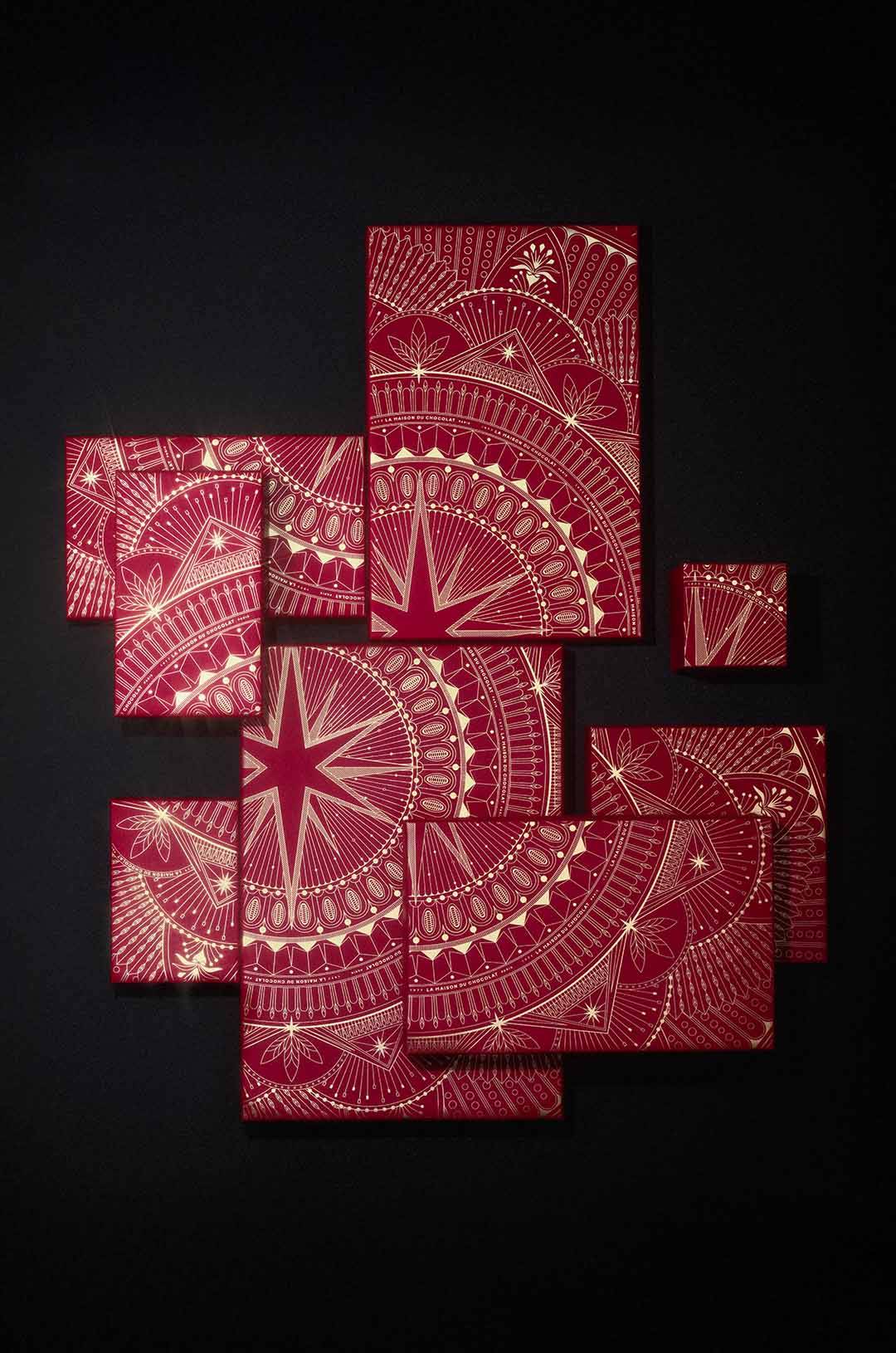 Coffrets cadeaux chocolats fêtes de fin d'année