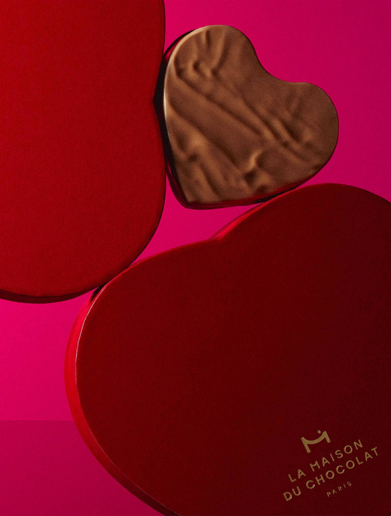 LA MAISON DU CHOCOLAT ハートギフトボックス Gourmet Heart Chocolate Gift Boxes - La Maison du Chocolat