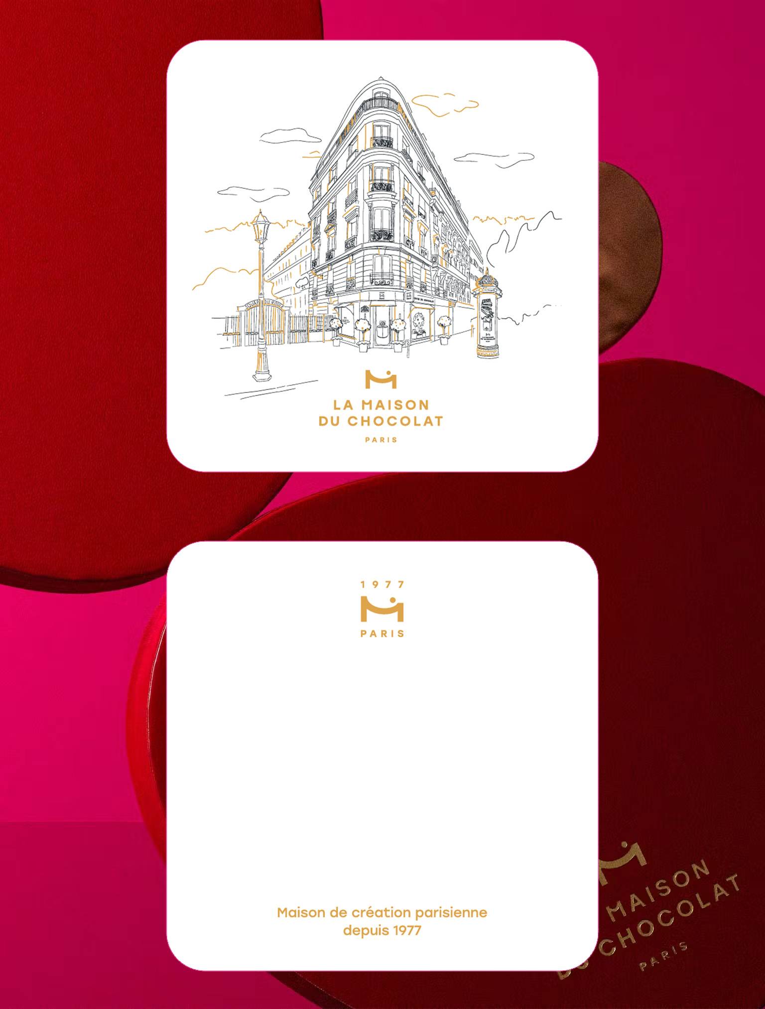 バレンタインの特別ギフトカード