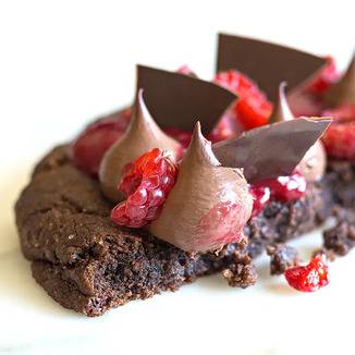 Chocolate Raspberry Cookie Recipe - La Maison du Chocolat