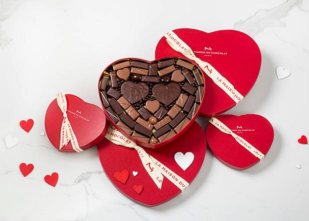 Valentine's Day Chocolate Heart Boxes