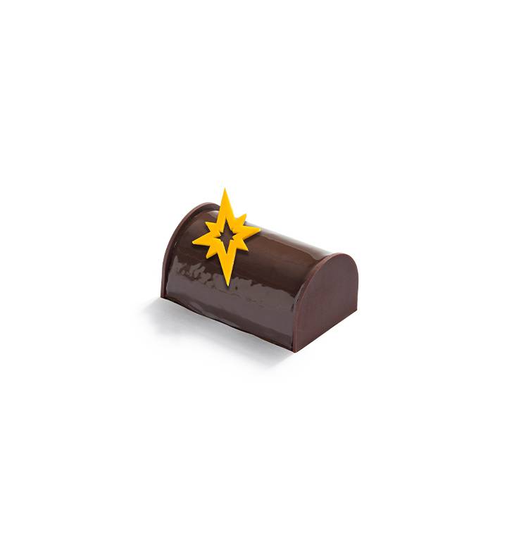 Chocolate Passionfruit Yule Log Cake - La Maison du Chocolat