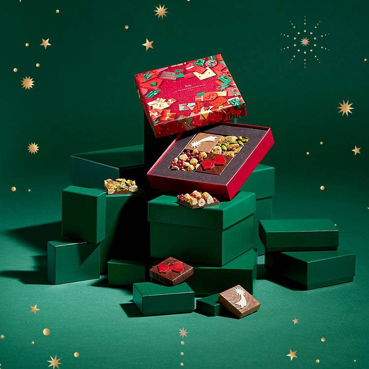 Valrhona Créations Chocolat Collection Noel 15-piece Box Set
