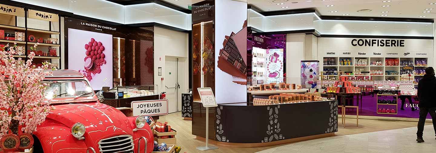 Our Boutiques in Airports - La Maison du Chocolat