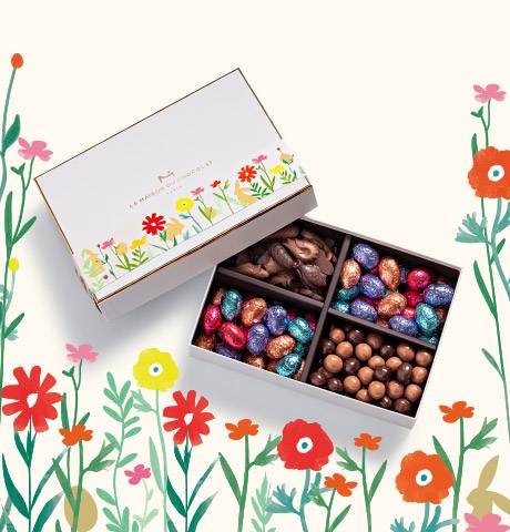 Kit chocolats de pâques - Boutique chocolats de paques D'lys couleurs