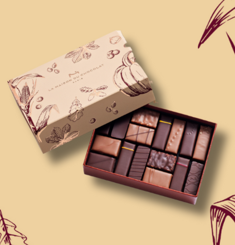 Holidays Champagne Flavor Chocolate Giftbox 20pcs - La Maison du Chocolat  2023