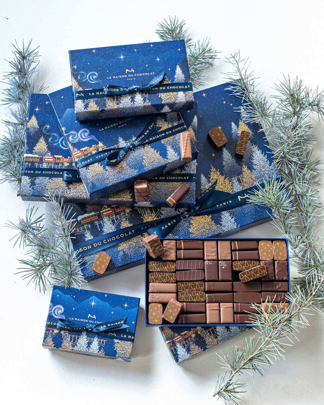 Chocolats de Noël de luxe par La Maison du Chocolat : Idées cadeau