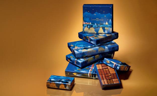 La Maison du Chocolat présente sa collection 2024 de coffrets chocolats de Noël : Vents de Noël